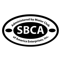 SBCA ADMINISTERED BY MOTOR CLUB OF AMERICA ENTERPRISES, INC. trademark