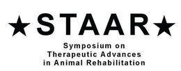 STAAR SYMPOSIUM ON THERAPEUTIC ADVANCESIN ANIMAL REHABILITATION trademark