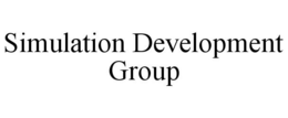 SIMULATION DEVELOPMENT GROUP trademark