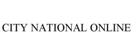 CITY NATIONAL ONLINE trademark