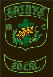 SAINTS M C SO. CAL. trademark