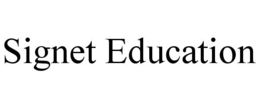 SIGNET EDUCATION trademark