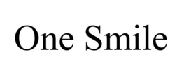 ONE SMILE trademark