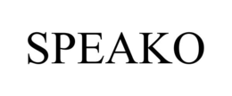 SPEAKO trademark