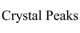 CRYSTAL PEAKS trademark