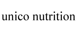 UNICO NUTRITION trademark