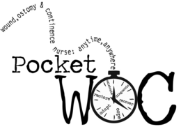 POCKET WOC; WOUND, OSTOMY & CONTINENCE NURSE: ANYTIME, ANYWHERE; DIAGNOSIS, RECOVER, COPE, ADAPT, RESTORE, CELEBRATE trademark