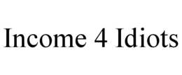 INCOME 4 IDIOTS trademark