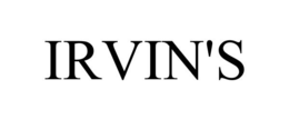 IRVIN'S trademark