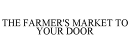 THE FARMER'S MARKET TO YOUR DOOR trademark