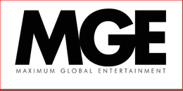 MGE MAXIMUM GLOBAL ENTERTAINMENT trademark