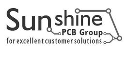 SUNSHINE PCB GROUP FOR EXCELLENT CUSTOMER SOLUTIONS trademark