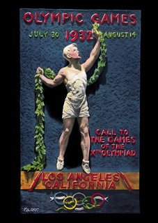 OLYMPIC GAMES 1932 JULY 30 AUGUST 14 CALL TO THE GAMES OF THE XTH OLYMPIAD LOS ANGELES CALIFORNIA CITIUS ALTIUS FORTIUS trademark