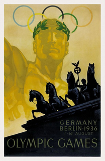 OLYMPIC GAMES GERMANY BERLIN 1936 1ST-16TH AUGUST trademark