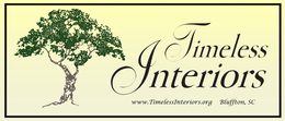 TIMELESS INTERIORS WWW.TIMELESSINTERIORS.ORG BLUFFTON, SC trademark