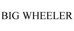 BIG WHEELER trademark
