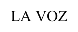 LA VOZ trademark