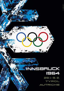 INNSBRUCK 1964 29.1-9.2. TYROL AUTRICHE trademark
