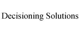 DECISIONING SOLUTIONS trademark