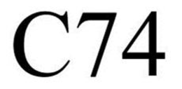 C74 trademark