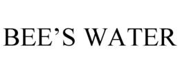BEE'S WATER trademark
