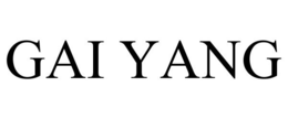 GAI YANG trademark