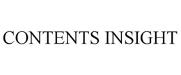 CONTENTS INSIGHT trademark