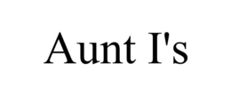 AUNT I'S trademark