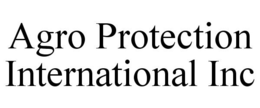 AGRO PROTECTION INTERNATIONAL INC trademark