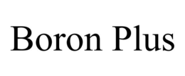 BORON PLUS trademark