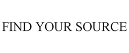 FIND YOUR SOURCE trademark