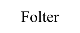 FOLTER trademark