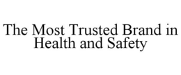 THE MOST TRUSTED BRAND IN HEALTH AND SAFETY trademark