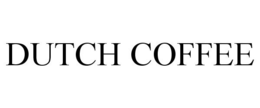 DUTCH COFFEE trademark