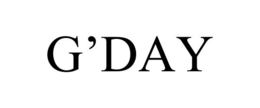 G'DAY trademark