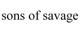 SONS OF SAVAGE trademark