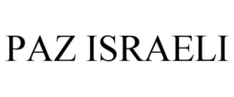 PAZ ISRAELI trademark