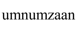 UMNUMZAAN trademark