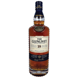 THE GLENLIVET SINGLE MALT SCOTCH WHISKY18 GUARANTEED EIGHTEEN YEARS OF AGE trademark
