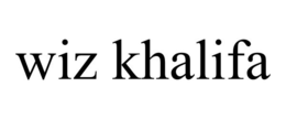 WIZ KHALIFA trademark