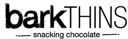 BARKTHINS SNACKING CHOCOLATE trademark