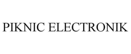 PIKNIC ELECTRONIK trademark
