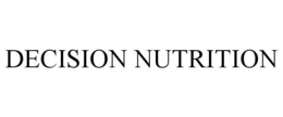 DECISION NUTRITION trademark