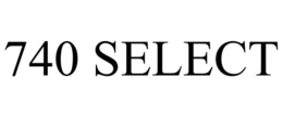 740 SELECT trademark