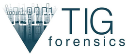 TIG FORENSICS DIGITAL INVESTIGATIONS & SECURITY trademark