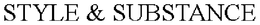STYLE & SUBSTANCE trademark