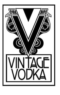 VV VINTAGE VODKA trademark