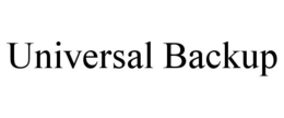 UNIVERSAL BACKUP trademark
