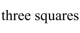 THREE SQUARES trademark