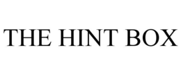 THE HINT BOX trademark